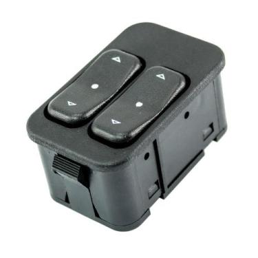 Imagem de Botão Vidro Elétrico Duplo Agile 2009 a 2015 Celta 2012 a 2015 Led Azu