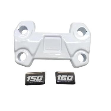 Imagem de Cadeado Mesa Superior Guidão Start Titan Fan 150 160 Branco - Aurorens