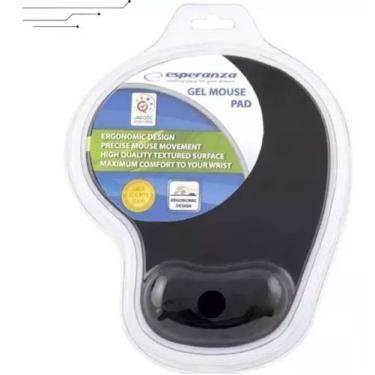 Imagem de Kit 5 Mousepad Gel Ergonômico Com Apoio De Pulso 23x19 - Esperanza 