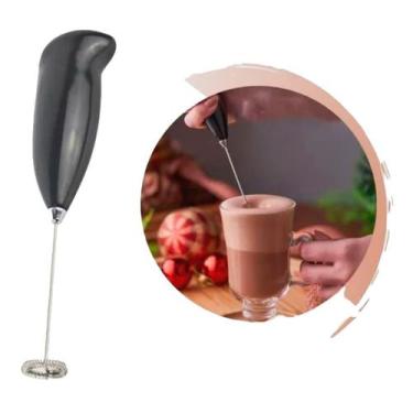 Imagem de Mixer Mexedor De Bebidas Elétrico Inox Pilha - Laurus