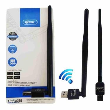 Imagem de Adaptador Wireless Usb 2.4g 150mbps Kp-Aw156 Knup, Kp- Aw 156
