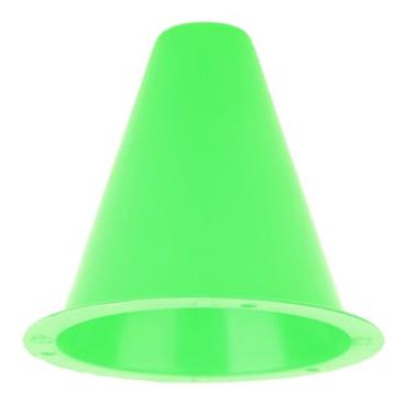 Imagem de Conjunto de Treinamento de Cones de Futebol, Barreiras de Futebol, Marcador de Campo de Plástico, Pilhas de Patins, 10 Peças, Cone de Treinamento de Futebol, Barreiras de (GREEN)