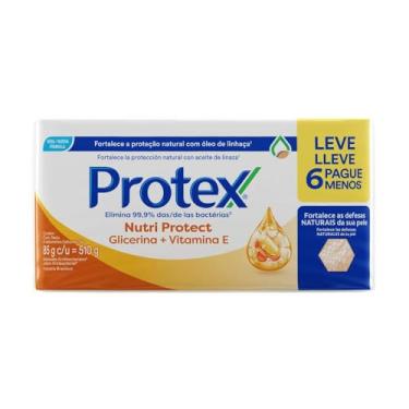 Imagem de Protex Sabonete Em Barra Nutri Protect Vitamina E 85G Promo 6Un Id Pacote De 6
