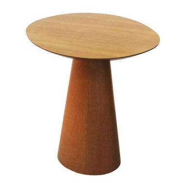 Imagem de Mesa de Apoio Baeza Tampo Cinamomo e Base Champagne - 74826 - Sun Hous