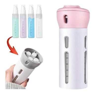Imagem de Kit Viagem 4Em1 Banho Shampoo Sabonete Dispenser Portátil - BCS 
