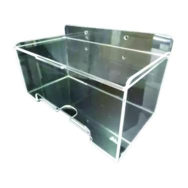 Imagem de Caixa Porta Máscara Descartável Em Acrílico P/ Parede - Rick Acrilicos