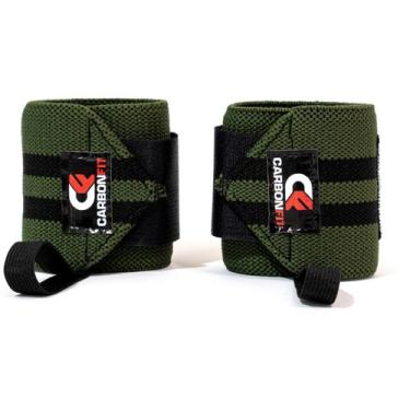 Imagem de Par de Munhequeira CARBONFIT, Verde