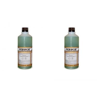 Imagem de Kit C/2 - Removedor De Ferrugem Ferrox Anticorrosivo 500Ml - Natrielli