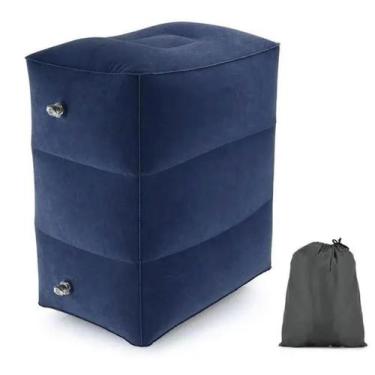 Imagem de Apoio Inflável Pés Avião Viagem Almofada Criança Travesseiro - Care Da