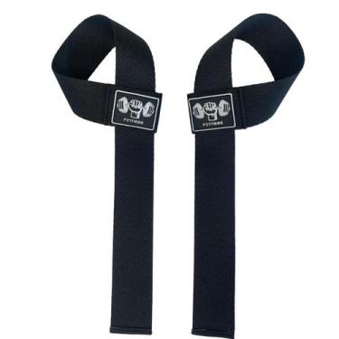 Imagem de Strap Academia Algodão Musculação PRETO - NEW SPORT