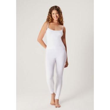 Imagem de Ceroula Básica Feminina Em Ribana - Hering, XG, Branco