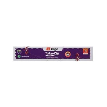 Imagem de Saco Zip Hermético Fecho Duplo  Tamanho 27x28cm C/ 8 Unid. - TALGE