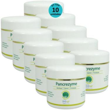 Imagem de Pancrezyme 60 Cápsulas 280mg Para Cães e Gatos Inovet Kit Com 10