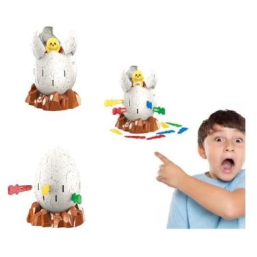 Imagem de Brinquedo Jogo Divertido Infantil Quebra Ovo Pula Espadas - Ark Toys