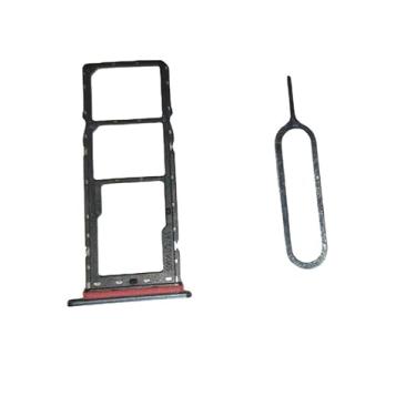 Imagem de ruichuang Suporte OEM Dual Sim Card SD Substituição para Motorola Moto E32 E32S Preto