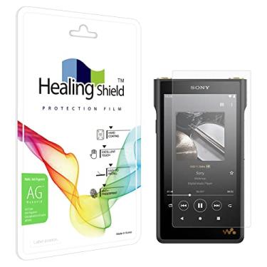 Imagem de Healing Shield Película protetora de tela 2 peças para Sony Walkman NW-WM1AM2 / NW-WM1ZM2, película protetora LCD fosca antirreflexo para ambientes externos WM1AM2-AG