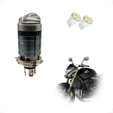 Imagem de Lâmpada Led H4 Farol Alto e Baixo Stallion M01F Honda CB 600f Hornet 2