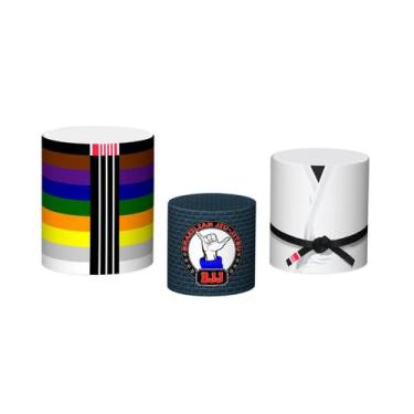 Imagem de Trio De Capa Cilindro - Jiu-Jítsu Lutadores 029 - Via Cores