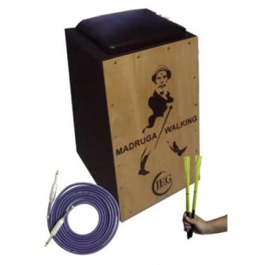 Imagem de Cajon JEG Elétrico + Cabo 4mts + 2 Vassourinha, Madruga