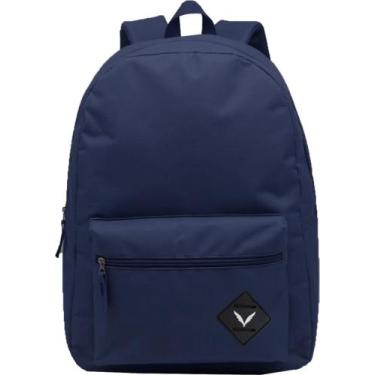 Imagem de Mochila Escolar Básica Juvenil Masculina Unissex Yepp MM9116, Azul