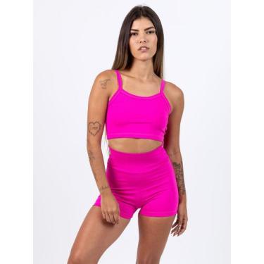 Imagem de Conjunto De Academia Feminino Top Alcinha E Shorts - OXY SPORT, PP, Ro