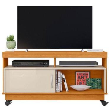 Imagem de Rack Bancada Artur Cinamomo Off White - Madetec - MADETEC MOVEIS