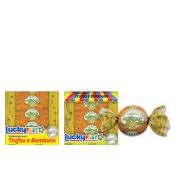 Imagem de Embalagens Para Trufas e Bombons Sabores 15x16cm 100 Unidades - LUCKY 