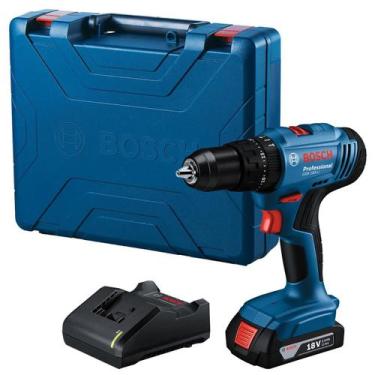 Imagem de Parafusadeira e Furadeira de Impacto com 01 Bateria 18V GSB 183-LI - B