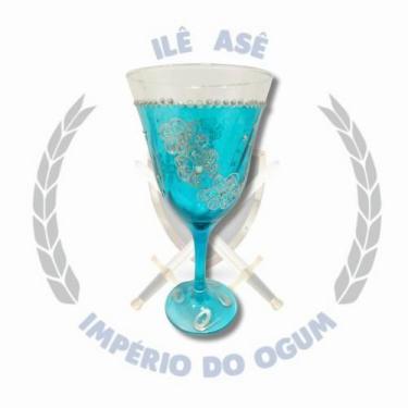 Imagem de Taça azul desenhada  - modelo 1 - Nacional