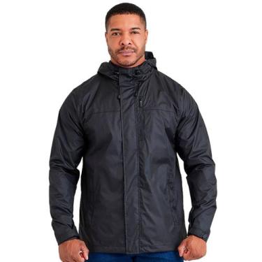 Imagem de Jaqueta Tática Impermeável Invictus Parka Fusion, Preto, GG