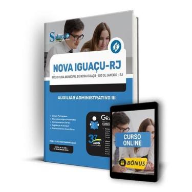 Imagem de Apostila Prefeitura de Nova Iguaçu - RJ 2024 - Auxiliar Administrativo