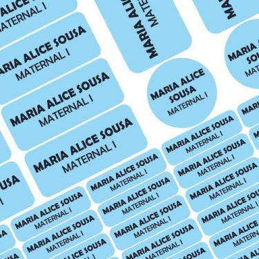 Imagem de 175 Etiquetas Escolares Vinil COR PREFERIDA - Tectoner