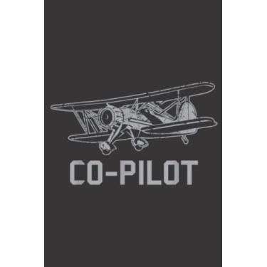 Imagem de CoPilot Retro Airplane Aviation Student Pilot: Daily Planner Notepad To Do Schedule, Medium 6x9 Inches, 120 Pages, Printed Cover