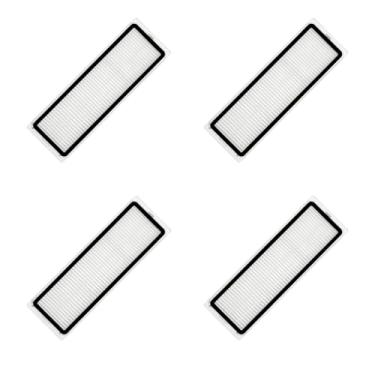 Imagem de NUHFUFA 4 peças de substituição de filtros HEPA acessórios para aspirador de pó robôs compatíveis com Xiao-mi Mijia X20/X20 PLUS Sweeper