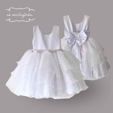 Imagem de Vestido Meio Peito Com Manga Longa Com Recorte Renda Gota  Tule Crysta