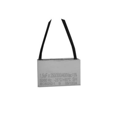 Imagem de Capacitor 2 fios quadrado 1,5 uf x 250/400v tri - TRIO