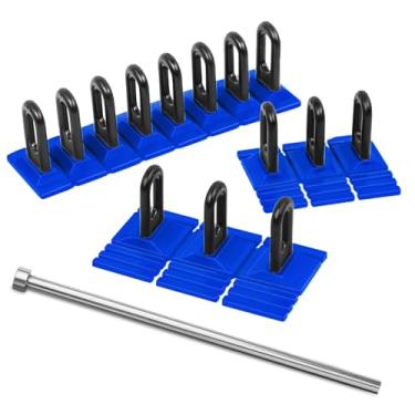 Imagem de CXGS Ferramentas de reparo de amassados sem pintura, ferramentas de reparo de amassados de carro, kit de extrator de amassado resistente, ferramentas de remoção de amassados, ferramenta de remoção de