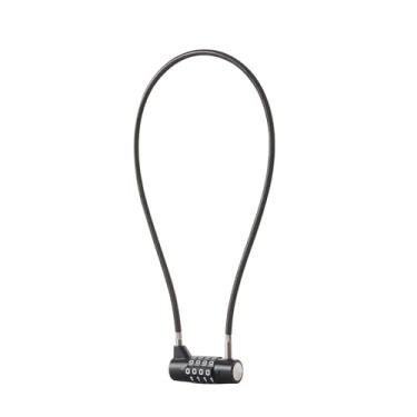 Imagem de EASTDEER Cadeado de combinação com trava de armário de 4 dígitos com cabo durável de 18 cm ideal para armários, academia, portão, cerca, caixa de ferramentas, estojo, armazenamento de ferrolhos e ao