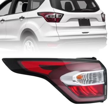 Imagem de KARPAL Conjunto de luz traseira compatível com Ford Escape Kuga 2017 2018 2019 lâmpada traseira de freio lado esquerdo do motorista