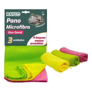 Imagem de Pano De Microfibra 35x35cm 3 Unidades Rayco