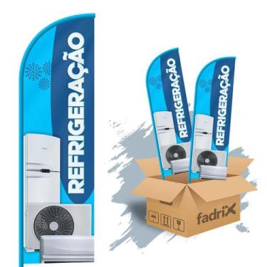 Imagem de Wind Banner Dupla Face 3mt Refrigeração Kit C/ 2unds - Fadrix
