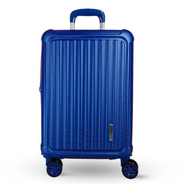 Imagem de Mala De Viagem Bordo rodas 360 em ABS Cad Embutido Sonatta, Azul