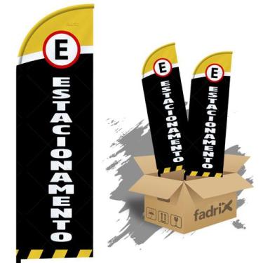Imagem de Wind Banner Dupla Face 3mt Estacionamento Kit C/ 2unds - Fadrix