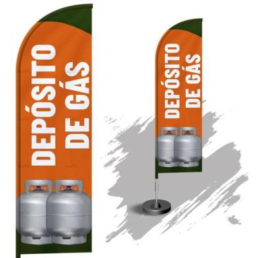 Imagem de Wind Banner Dupla Face 3mt Completo Depósito de Gás - Fadrix