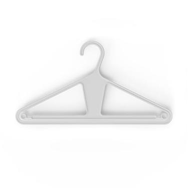 Imagem de Kangaroo™ Cabide 100% reciclado de alta resistência, calça, camisa, terno, casaco - patenteado, resistente, antiderrapante, cabide - inclui hacks, dicas, truques - Feito nos EUA (embalagem com 30