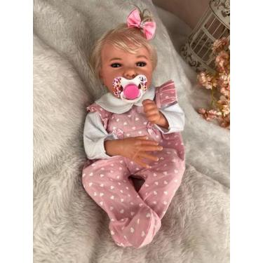 Imagem de Boneca Reborn Realista Original Recém Nascida Com Acessórios - Mundo A