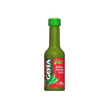 Imagem de Molho De Pimenta Verde Gota 150 Ml Kit Com 6 Unidades - Marata