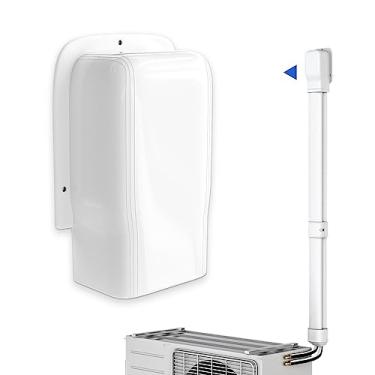 Imagem de Cestluck Capa De Entrada Parede 4'' Largura, Conjunto Acessórios Linha Mini-Split Para Ar Condicionado E Central