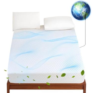 Imagem de Lençóis King com 95% algodão orgânico + 5% fibra de prata pura lençol com elástico para terapia de sono saudável conectado à terra com cordão de aterramento longo (King 198 x 203 x 38 cm, branco)