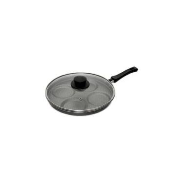 Imagem de Frigideira 4 Ovos Luxury Grafite Com Tampa 1,4l Oliveira